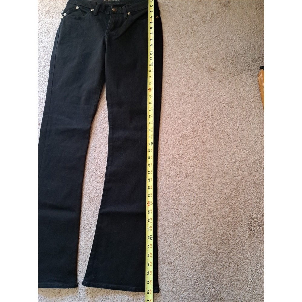 Rock & Republic Women's Black Cotton Kendra Curvy Bootcut Denim Jeans Pants Sz 6 - Picture 11 of 16